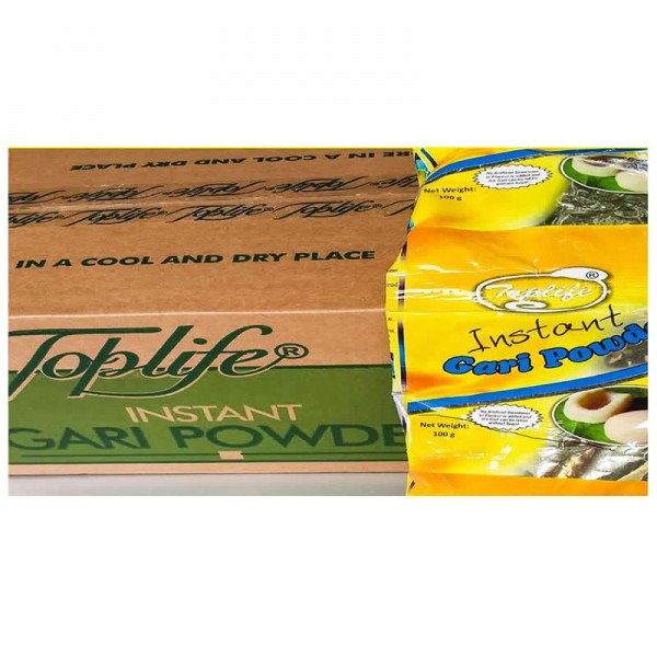 Toplife®Gari, WhiteBland (36 X 100g Sachets)