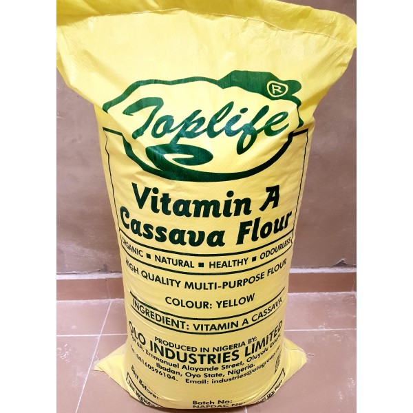 Toplife® Vitamin A Cassava Flour ,Bio-fortified (50kg)